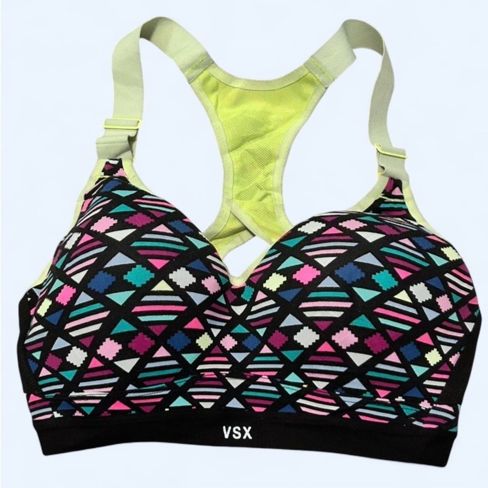 Victoria’s Secret Sport Geo Print Racerback Sports Bra - 32D